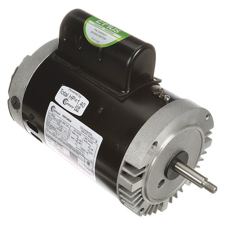Pool Pump Motor, Permanent Split Capacitor, 1 HP, 56J Frame, 3,450 Nameplate RPM