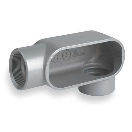 Conduit Outlet Body,Iron,LL,1-1/2 In.