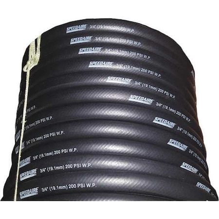 3/4" x 150 ft EPDM Bulk Multipurpose Air Hose 200 psi BK