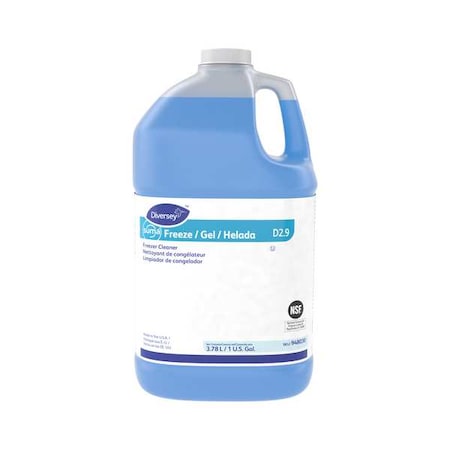 Freezer Floor Cleaner,1 gal.,Blue