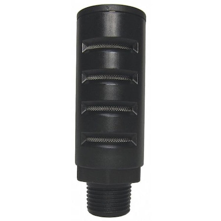 Silencer Muffler,1/2 In MNPT,1-1/4 Hex