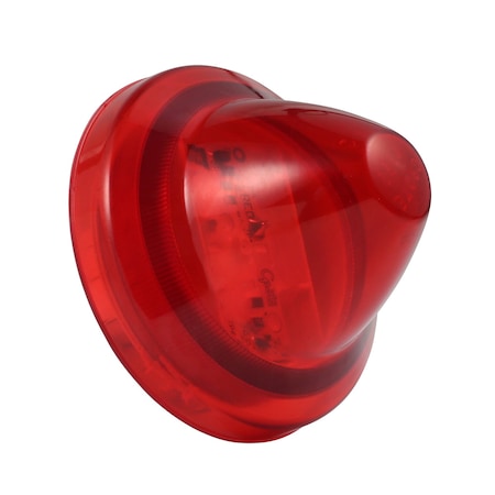 Marker Lamp,2-1/2 In,Beehive,LED,Red