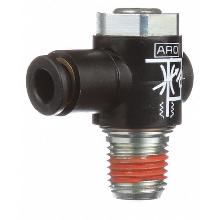 Cylder Port Flow Control, 1/4, MNPT xTube