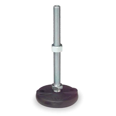 Level Mount,Swivel Stud,3/8-16,1-37/64in
