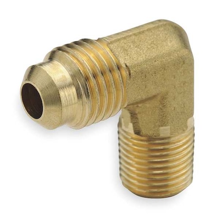 Elbow,Brass,Flared5/8in,MNPT1/2in,PK10