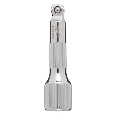 Socket Extension 2 in L, 1 Pieces, Chrome