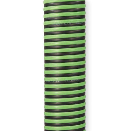 1-1/2" ID x 100 ft Rubber Discharge & Suction Hose BK/GN