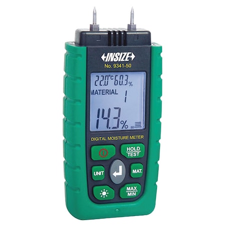 Moisture Meter,Pin,2inDepth