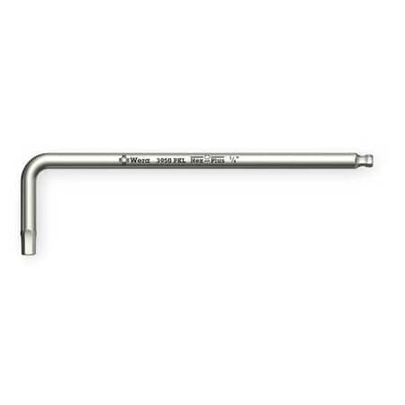 SAE Plain Ball Hex Key Hex Key, 5/32" Tip Size, 5 3/8 in Long, 1 in Short
