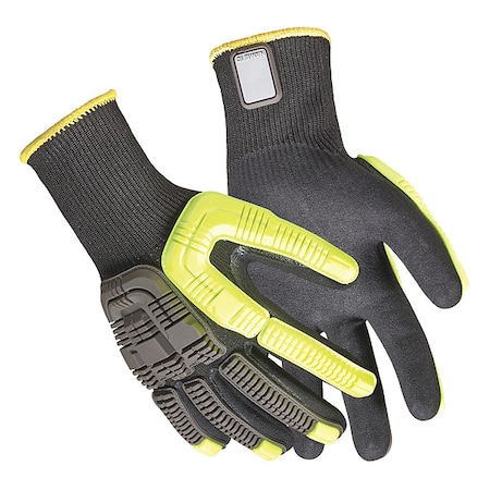 Knit Gloves, Cut Level A4 ,Double Dipped ,Nitrile ,Sandy ,XL ( 10 ) 1 PR