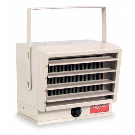 Electric Wall & Ceiling Unit Heater, 1 Phase, 240/208VAC, 12-1/2 in H x 14 in W x 11-1/4 in D