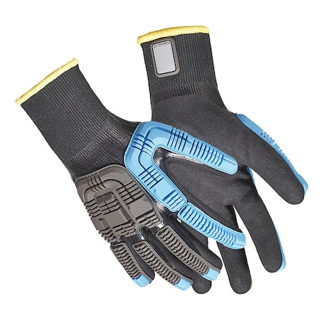 Knit Gloves, Cut Level A4 ,Double Dipped ,Nitrile ,Sandy ,2XL 1 PR