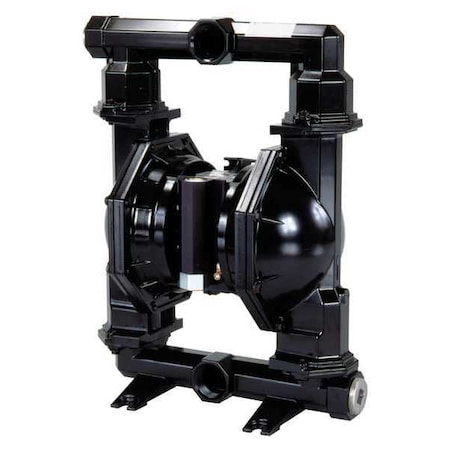 Double Diaphragm Pump, Cast iron, Air Operated, Santoprene, 172 GPM