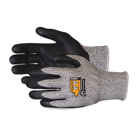 Cut-Resistant Gloves, Cut Level A5 ,Nitrile ,Smooth ,12 1 PR