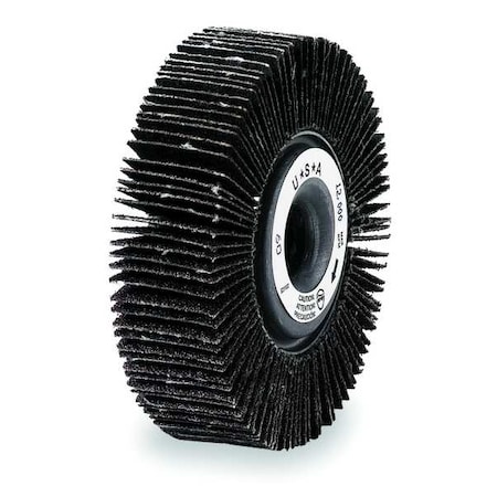 Flap Wheel,CA,4 In Diax1 In Wx5/8 AH,80G