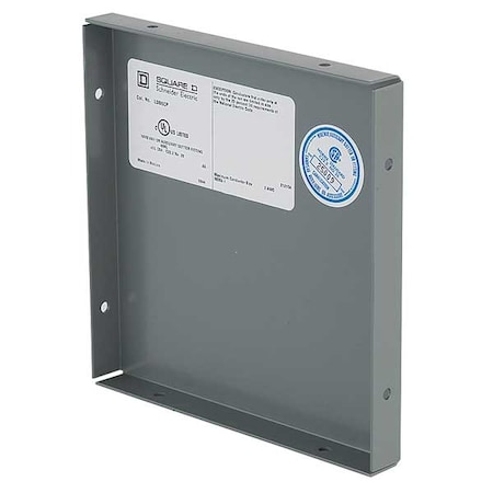 Wireway Closure Plate, 1 Type, NEMA 1 Rating, Steel, ANSI 61 Polyester Powder