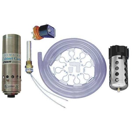 Vortex Tube,15 CFM,1000 BtuH,NEMA 4X
