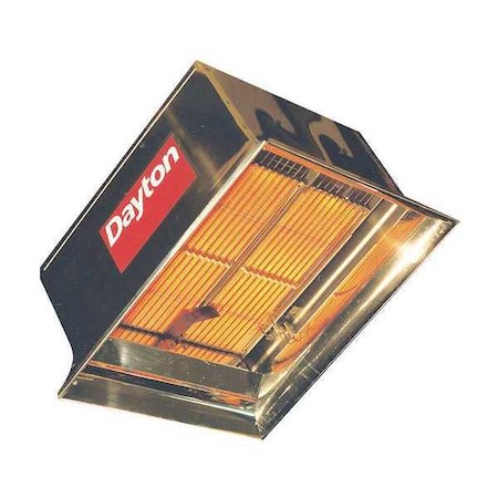 Gas Infrared Flat Panel Heater, LP, 60,000 BtuH Input, 22 1/2 in H x 19 1/8 in W