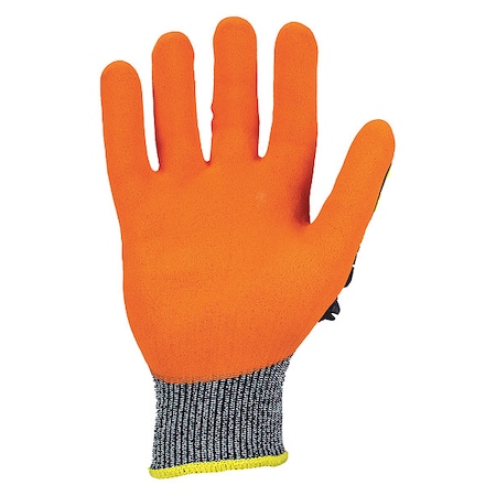 Coated Gloves, Cut Level A6 ,Double Dipped ,Nitrile ,Sandy ,L 1 PR