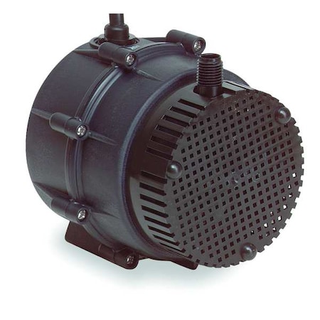 Submersible Pump, 1.1 A, 115 V, 1/40 hp, Single Phase, 12.2 ft Max Head, 1/4 in Intake and Discharge
