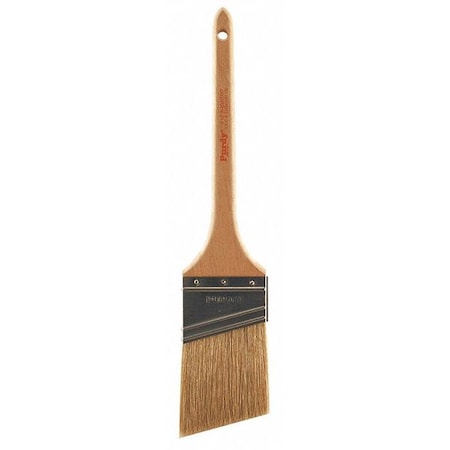 2-1/2" Angle Sash Soft, White China Bristle, Paint Brush, Hardwood Handle
