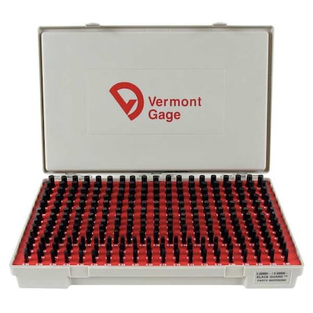 Pin Gage Set, Minus, 5.00-9.98mm, Black
