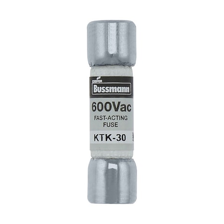 Midget Fuse, Fast-Acting, 3.50A, 600V AC, Non-Indicating, 100kA at 600V AC