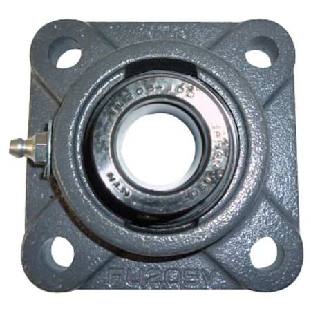 Flange Bearing, 4-Bolt, Ball, 1-3/16" Bore