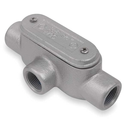 Conduit Outlet Body w/Cover,Iron,T
