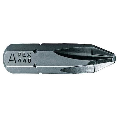 Torsion Bit,SAE,1/4",Hex,No 1,1",PK5