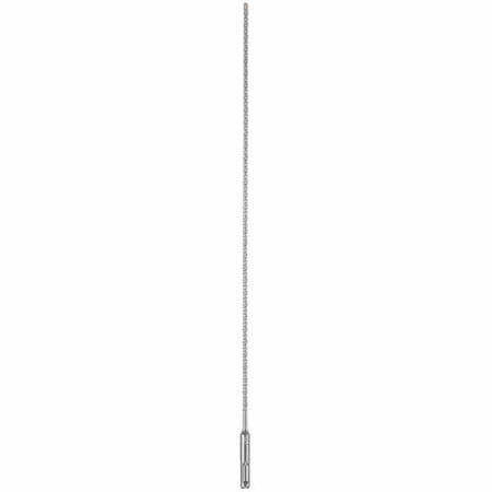 2-Cutter Hammer Drill Bit 1/4" x 18"L, SDS Plus