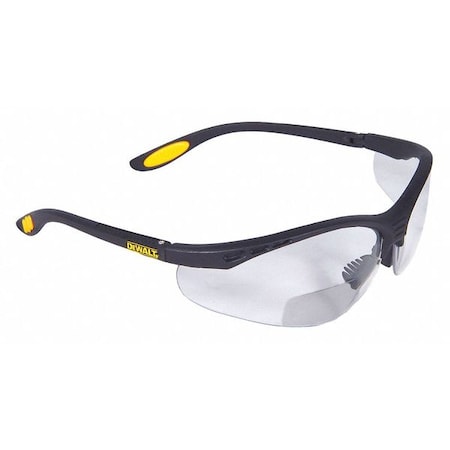 Reinforcer RX(TM), Reader Safety Glasses, Anti-Scratch, Clear Lens, Half-Frame, Wraparound