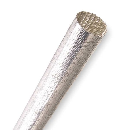 Coated; Braided Cable Sleeve, 1-3/4 in Inside Dia., 1-3/4 in Max Bundle Dia., 25 ft, Fiberglass