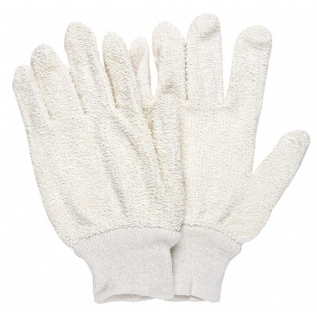 9401K Knit Gloves, 500  Degrees F Max Temp., Knit Cuff White, M ( 8 ), 12 PK