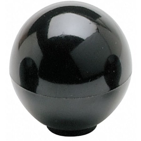 Ball Knob, 1/4-20 Thread Size, 1.50"L, Blind Tap