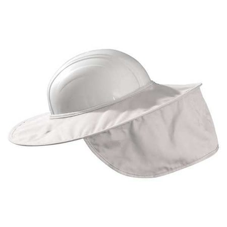 Hard Hat Shade, For Use With Most Hard Hats Including Full Brim White