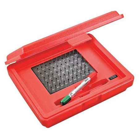 Pin Gage Set,Plus,0.011-0.060 In