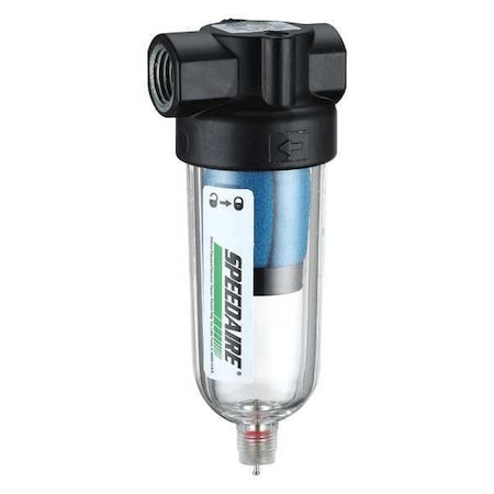 Pneumatic Oil Filter,1/4 In. NPT,6.5 cfm