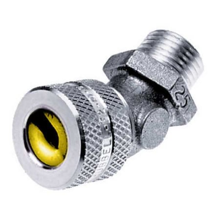 Cord Connector,3/4 in.,45,Yellow