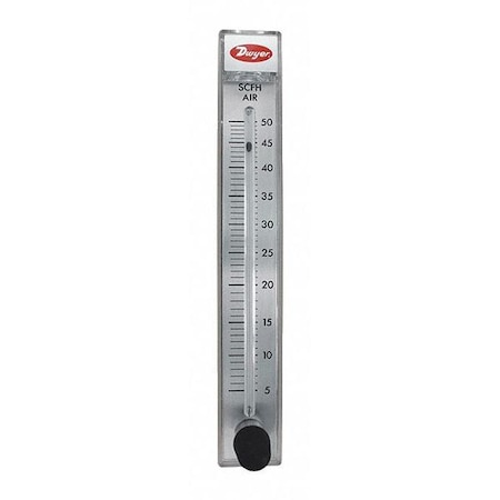 Flowmeter, range .2-2.2 GPM water.