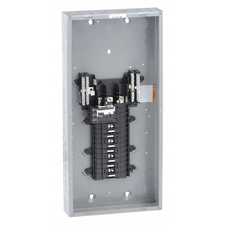 Load Center, QO, 27 Spaces, 100A, 120/240V AC, Convertible Main Circuit Breaker, 3 Phase