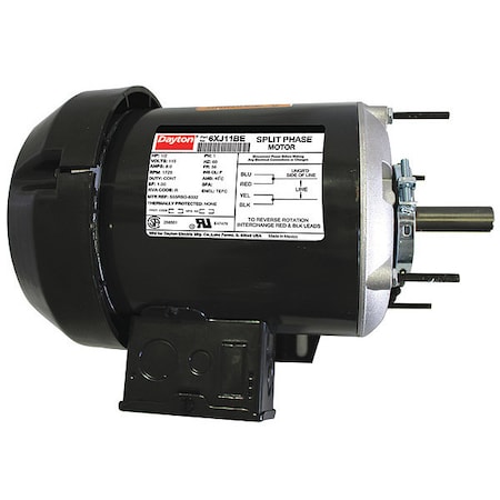 GP Mtr,Split Ph,TEFC,1/2 HP,1725 rpm,56