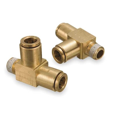 Male Run Tee,1/8-27,1/4 In Tube Sz