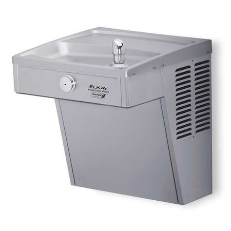 On-Wall Single Drinking Fountain, 1 Level, 18 1/16 in D, 20 5/8 in H, 18 1/16 in W