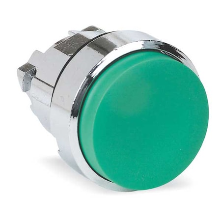 Push Button Operator, Extended, Momentary Action, Not Applicable Release, Illuminated, Green