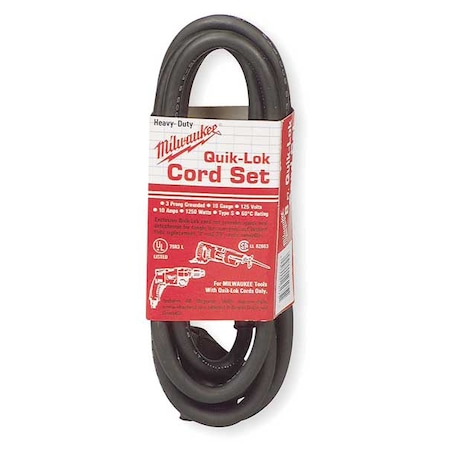 8' 3-Wire QUIK-LOK Cord