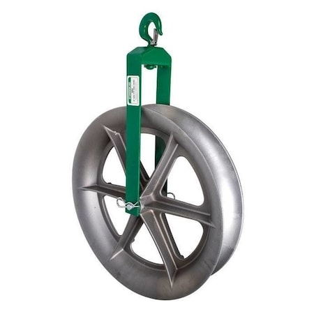 Cable Puller Sheave,Hook Type,24 In