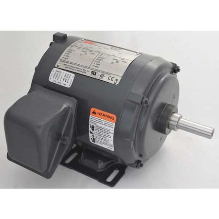 Three-Phase General Purpose Motor, 1/2 HP, 56 Frame, 208-230/460V AC Voltage, 1755 Nameplate RPM
