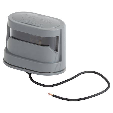 License Plate Light, Incandescent, Clear, 2-5/8 in