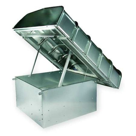 Gravity Vent,42 In,Base 46 1/2 In Sq